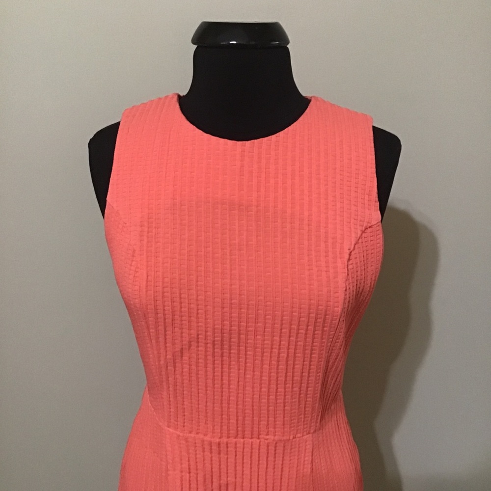Coral Midi Dress